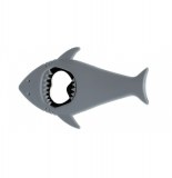Ouvre bouteille décapsuleur - super requin gris