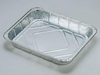 Lot de 100 plats aluminium jetables