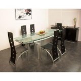Table design + 6 chaises