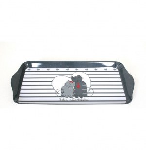 Plateau avec motifs chats - félin