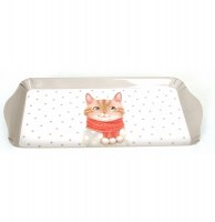 Plateau avec motifs chats - thadea