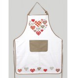 Tablier de cuisine en coton- anicette - linge de cuisine chats