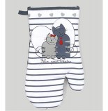 Gant de cuisine avec motifs chats - félin
