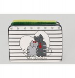Porte-éponge - support éponge en céramique décor chats - félin