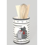 Porte ustensiles avec motifs chats - félin
