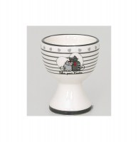 Coquetier avec motifs chats - félin