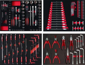 Servante d'atelier - Desserte outillage 245pcs