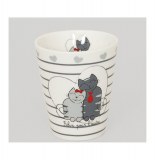 Verre avec motifs chats - félin