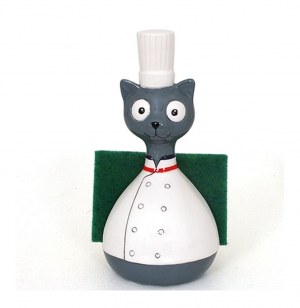 Porte éponge en forme de loup - cat