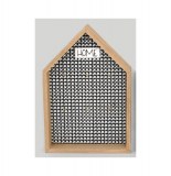 Accroche clés en forme de maison avec croix- wild