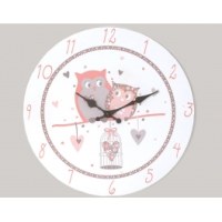 Pendule avec motifs hiboux- liberty