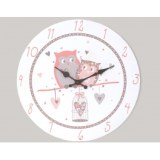 Pendule avec motifs hiboux- liberty