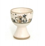 Coquetier - imprimé chats - h 7 x d 5.5 cm