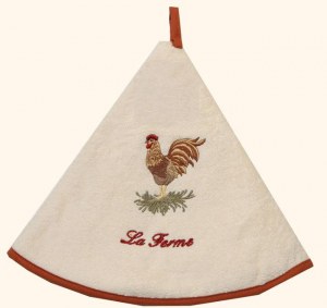 Lot d'essuie main Rond en eponge