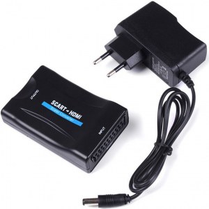 ADAPTATEUR PÉRITEL CONVERTISSEUR VERS HDMI AV EURO HD 1 B401