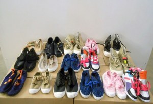 Chaussures mixte- LOT 1200 paires (30 cartons + 520 kg)