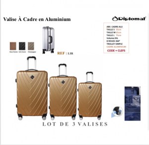 Valise cadre ALUMINIUM