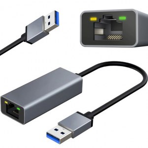 CARTE RÉSEAU ADAPTATEUR LAN USB 3.0 GIGABIT RJ45 100 / 1000Mb H6