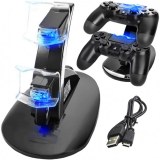 STATION DE RECHARGE POUR 2 PADS PS4 CS-01