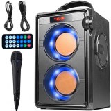 HAUT-PARLEUR BLUETOOTH AVEC MICROPHONE KARAOKE KL8