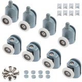 ROULEAUX POUR CABINE DE DOUCHE 24 mm 8 PCS. CÉLIBATAIRE