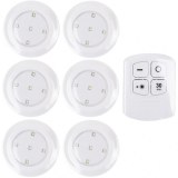 6x LAMPE LED LUMIÈRE SANS FIL SUR BATTERIE TÉLÉCOMMANDE LL1100