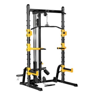 SQUAT MACHINE SMITH MULTIFONCTION SATURNIA. Produit Neuf sous emballage.