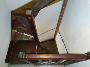 Escaliers colimaçon en bois
