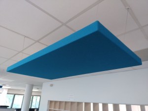 Panneaux acoustiques suspendus 120 x 60 en tissu