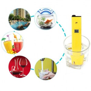 COMPTEUR ÉLECTRIQUE 0-14pH TESTEUR D'EAU PISCINE ATC PH-009I