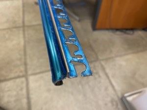 ARETE D’ANGLE CINTRABLE +JONC PVC BLANC ENDUIT 10-12MM 3M