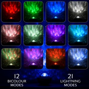 Lampe projecteur étoiles