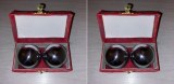2 Coffrets 2 boules jeu anti stress détente relaxation fengshuig