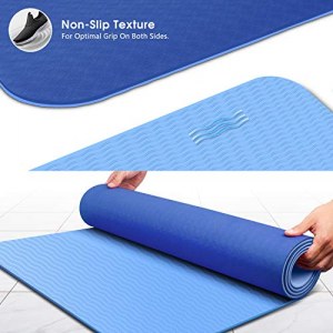 Tapis de Yoga Antidérapant Haute Densité et TPE 6 mm Tapis