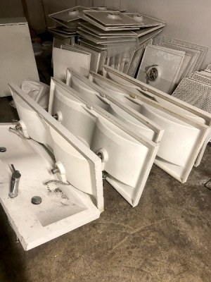 Vasques doubles en céramique