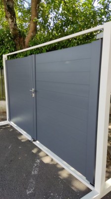 Lot portails et portillons en aluminium