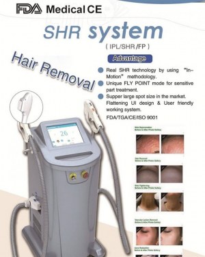 Lumière pulsée IPL d'épilation et rajeunissement cutané