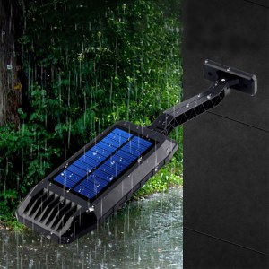 LAMPE DE RUE SOLAIRE 180LED TÉLÉCOMMANDE + MANDRIN XW-D80