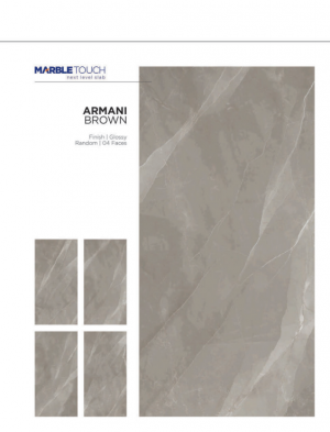 Carrelage 80x160 - Mat et Brillant - Armani Brown