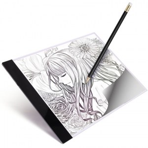 CARTE LUMINEUSE LED PLANCHE À DESSIN A4 A3-01