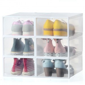 10x BOÎTE À CHAUSSURES CONTENEUR À RABAT RÉCIPIENT SB-10