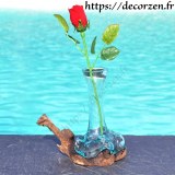 Destockage verre soufflé sur bois