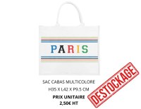 SAC CABAS MULTICOLORE