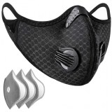 Masque antipollution antipoussiere 3 filtres inclus