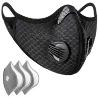 Masque antipollution antipoussiere 3 filtres inclus