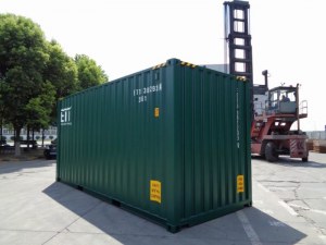 Vente de conteneur cube de 20 pieds de haut neuf - vert -