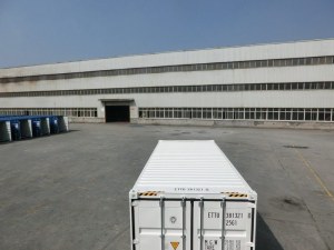 Vente de Conteneur high cube 20 pieds - blanc -