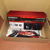 Convertisseur onduleur de puissance 3000W 12V 120V 4 USB + 2 prises électrique