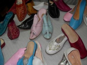 Babouches cuir