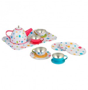 Service à thé - 15 pièces - blanc